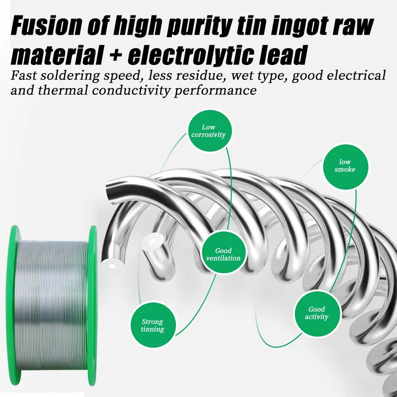 Lead-free solder with flux core – low-temperature solder