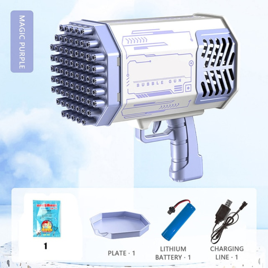 Bubble Bazooka™ - Rechargeable Gatling-style bubble gun