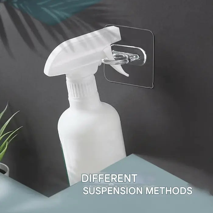 StickSphere™ | Self-adhesive hooks – no drilling, extra storage (set of 30).