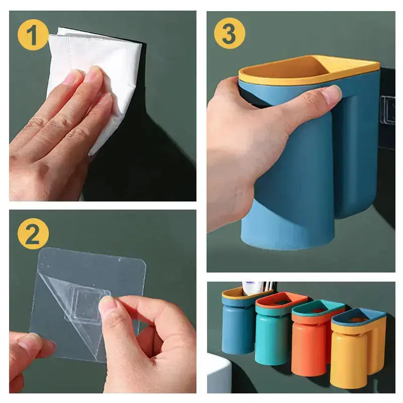 MagHold™ – The self-adhesive toothbrush holder