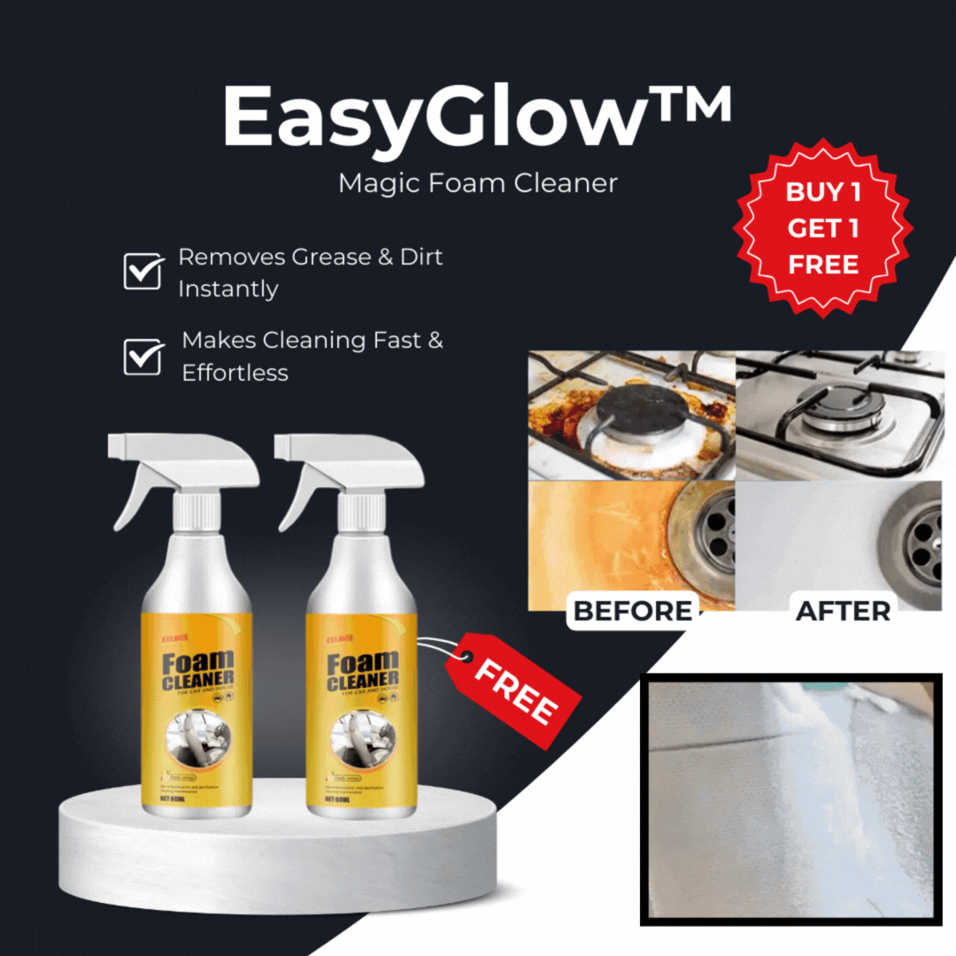 EasyGlow™ Magic Foam Cleaner I Last Day 1+1 FREE🔥
