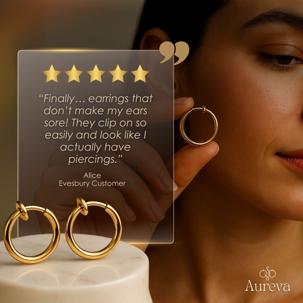 (1+1 FREE) | Aureva™ – Retractable Comfort Earrings