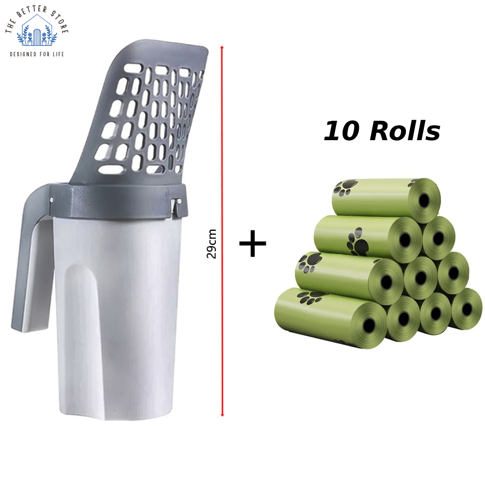 Kitty Scoop™ litter box cleaning