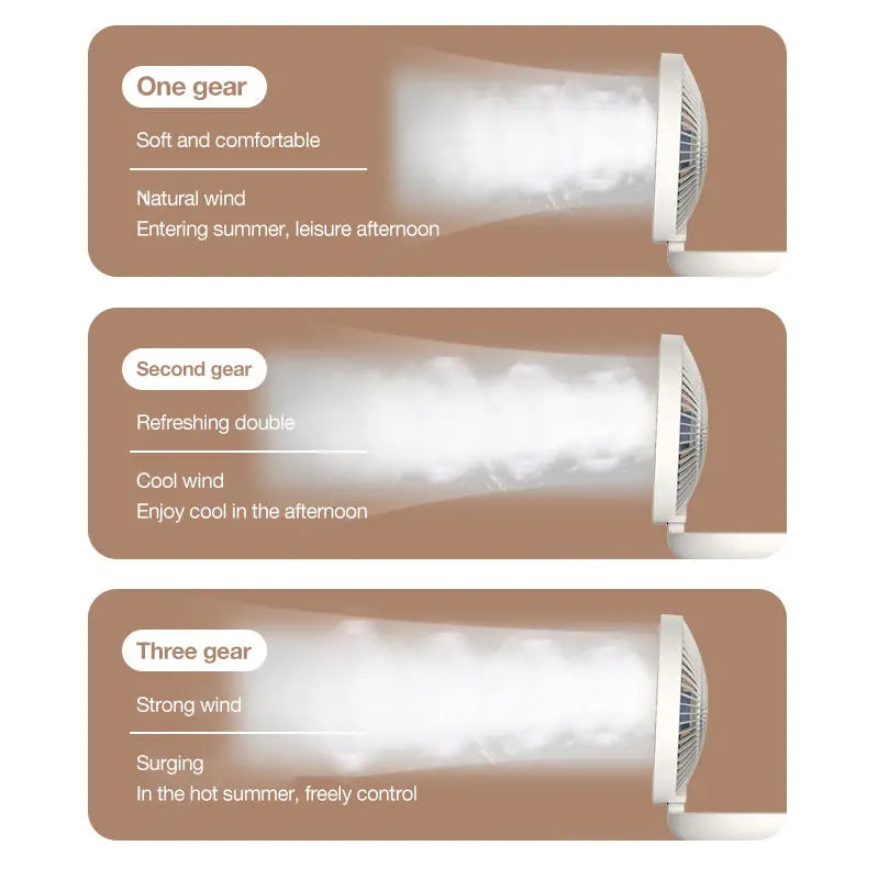 2-in-1 | FlexiBreeze™ | Wall and Desk Fan