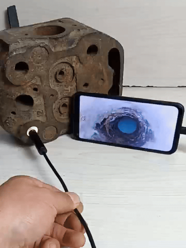 Waterproof High-Resolution Endoscope Camera for Tight Spaces