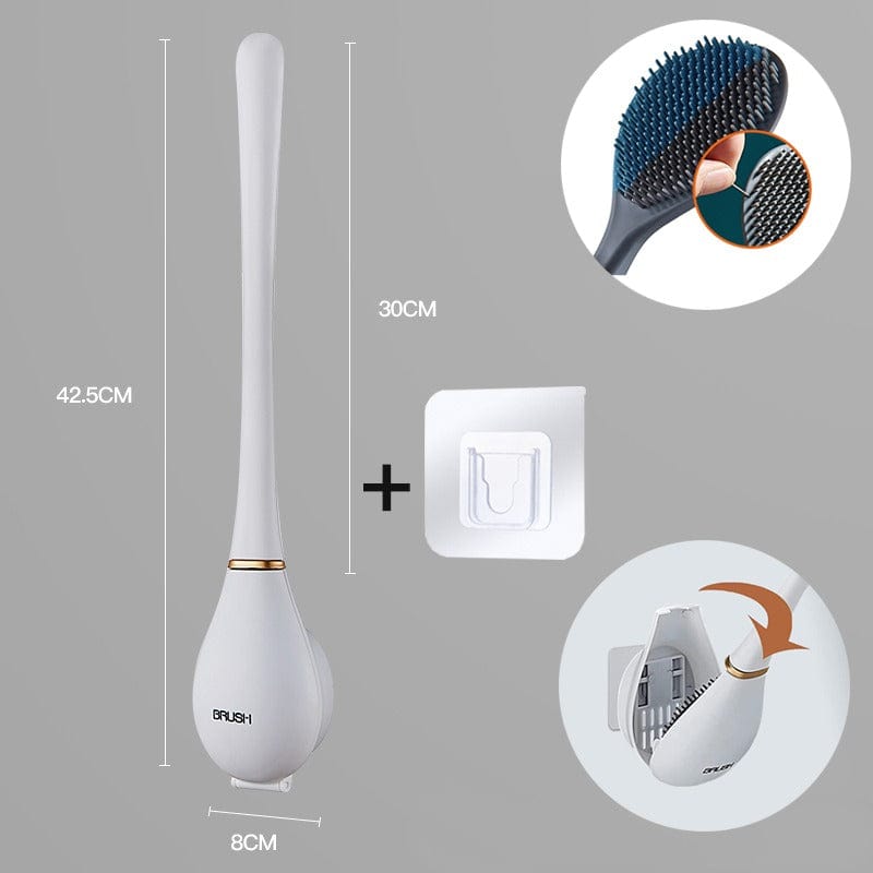 Silicone Toilet Brush | Give your toilet a sparkling clean even in the hardest-to-reach corn