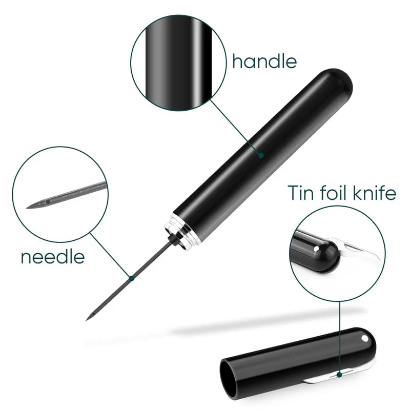 Air pump bottle opener: easy and quick uncorking