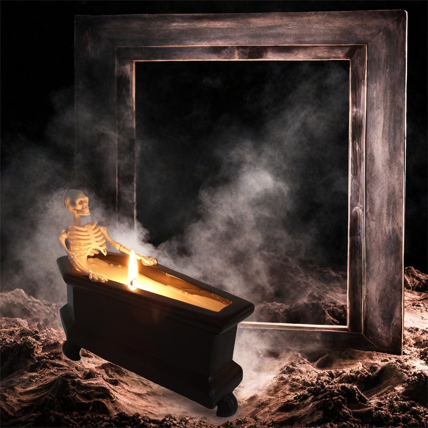 50% OFF | BubbleGrim™ | Skeleton in Bath Candle