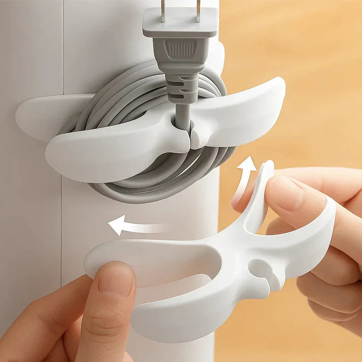 TidyClip™ – Stick-On Cable Organizer (10 pieces)