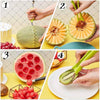 FruitCrafter™ | 3-in-1 Fruit Slicer | Portioning & Decorating