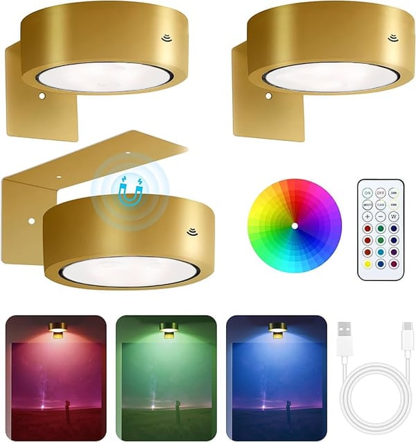Magnetic accent lamp – 13 lighting modes to enhance your walls