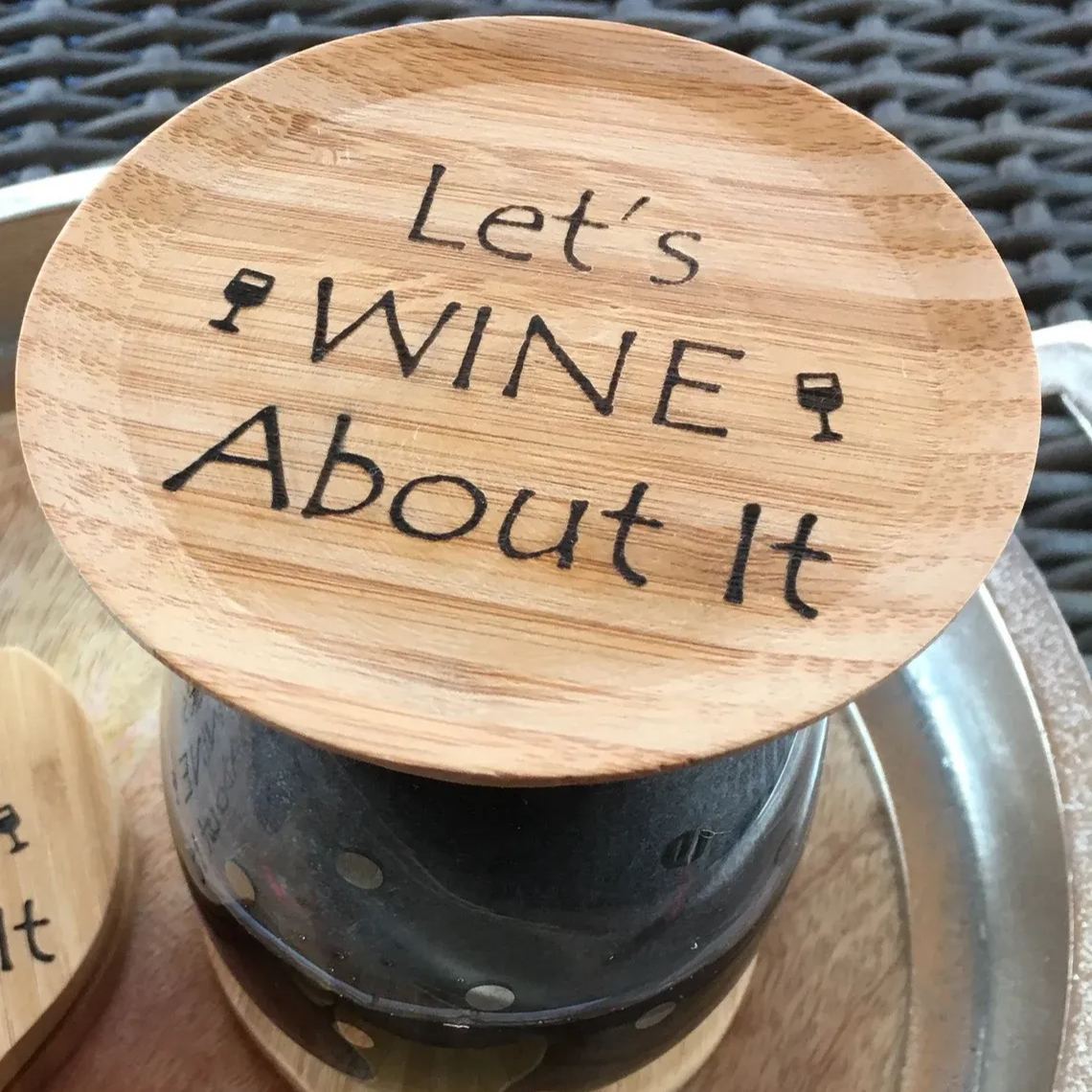 VinoBoard™ - Glass Charcuterie Topper