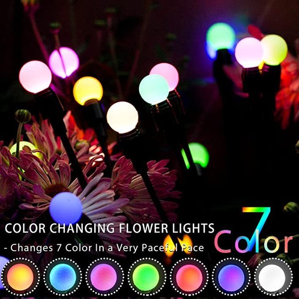 Solar-powered Firefly Lamps | Let your outdoor space shine at night (6 lights)