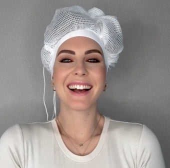 CurlCocoon™ - Bonnet Dryer Cap
