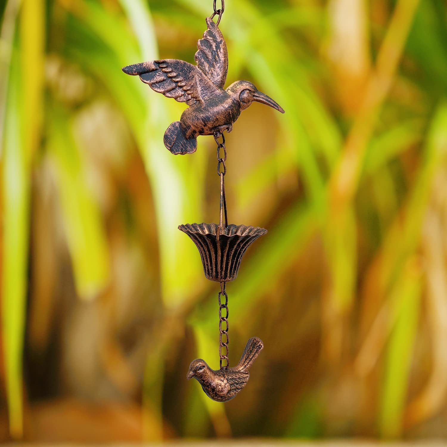 AquaSong™ - Hummingbird Rain Chain