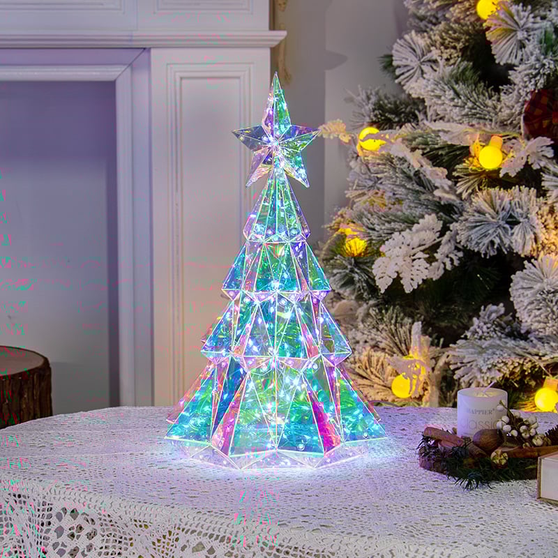 LumiGlitz™ - RGB Holographic Holiday Figures