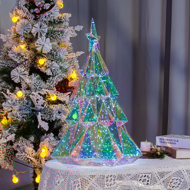 LumiGlitz™ - RGB Holographic Holiday Figures