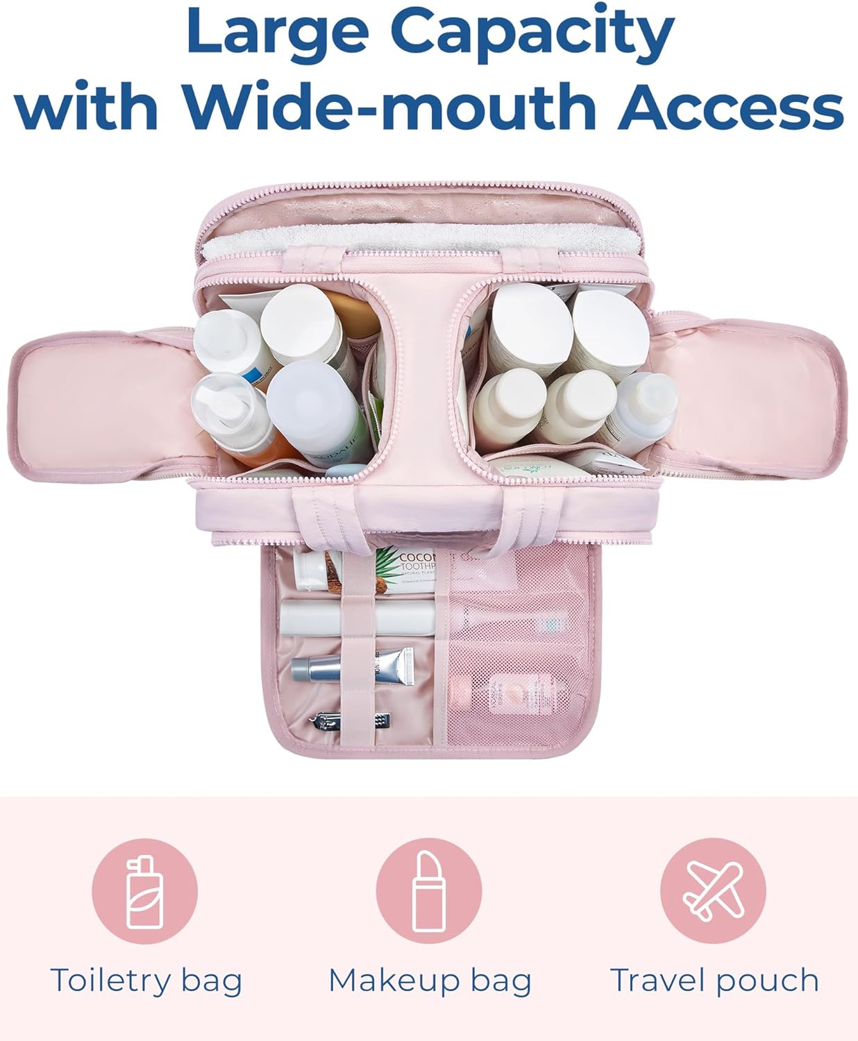 Puffora™ - Lightweight Travel Cosmetic Bag