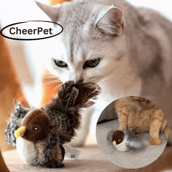 CheerPet™ Cat Bird Toy with Wings