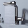 Intelligent digital display pull-out faucet