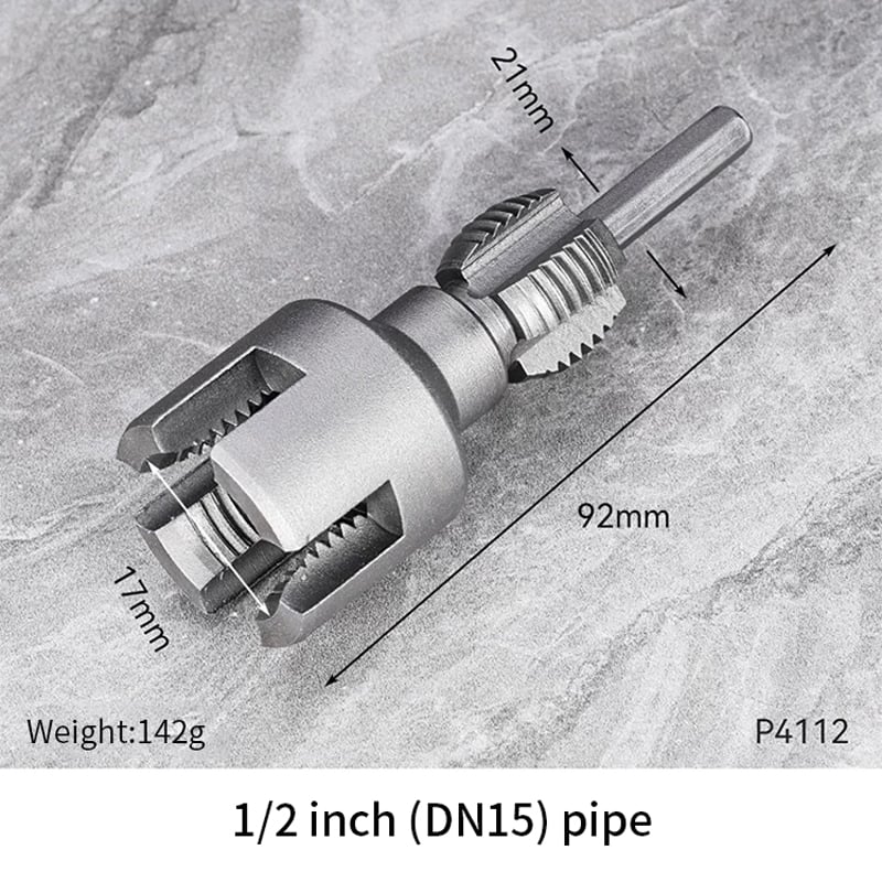 ThreadPro™ | Thread tap set | for damaged pipes & new connections (1/2" & 3/4")