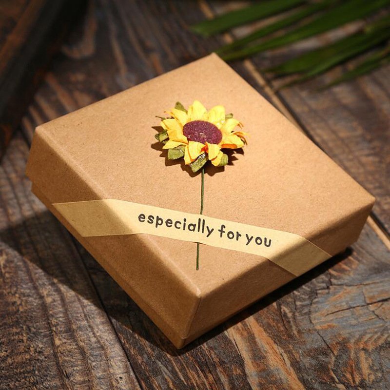 Sunflower Necklace – “You Are My Sunshine”  With Gift Box