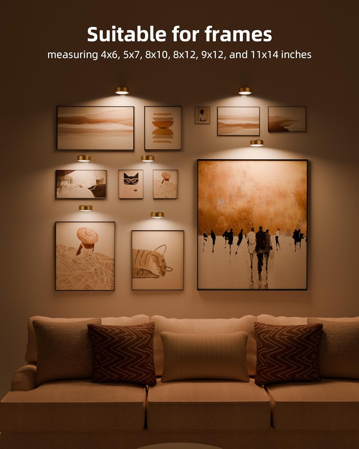 Magnetic accent lamp – 13 lighting modes to enhance your walls