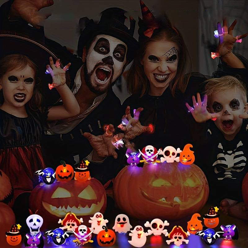 50 % OFF | GloHex™ | Halloween Glow Ring and Brooch