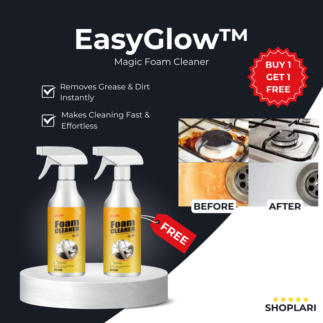Last Day 1+1 FREE🔥 | EasyGlow™ Magic Foam Cleaner