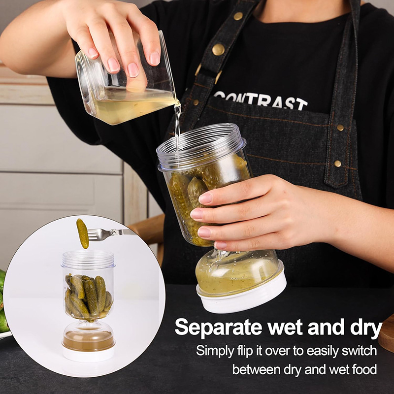 50% OFF | PickleVault™ | Pickle Jar with Lift-Out Strainer
