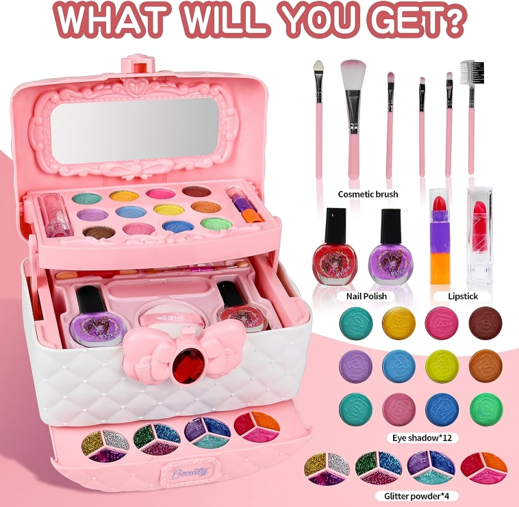 TinyGlam™ | Kid-friendly Washable Makeup Set