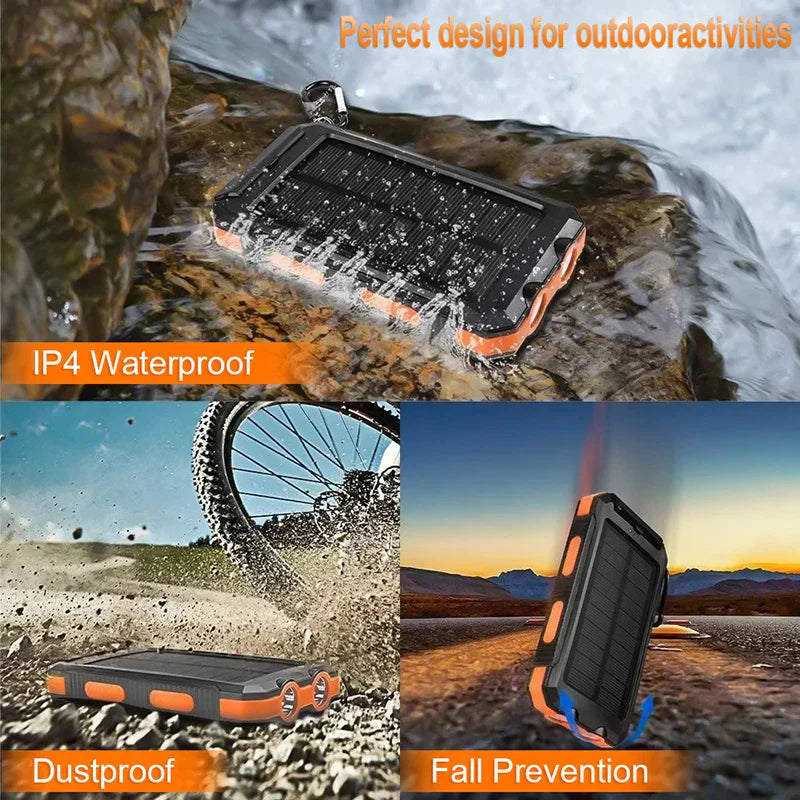 SunPower Outdoor solar charger with compass