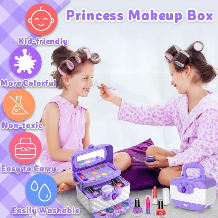 TinyGlam™ | Kid-friendly Washable Makeup Set