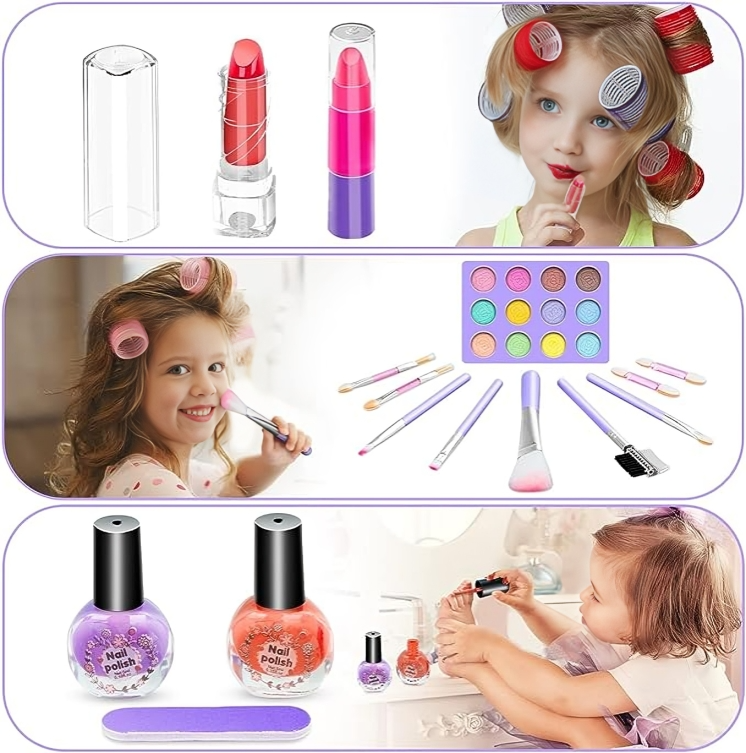 TinyGlam™ | Kid-friendly Washable Makeup Set
