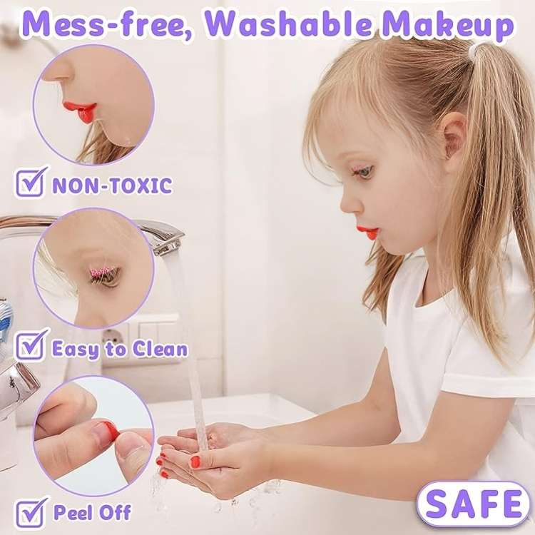 TinyGlam™ | Kid-friendly Washable Makeup Set