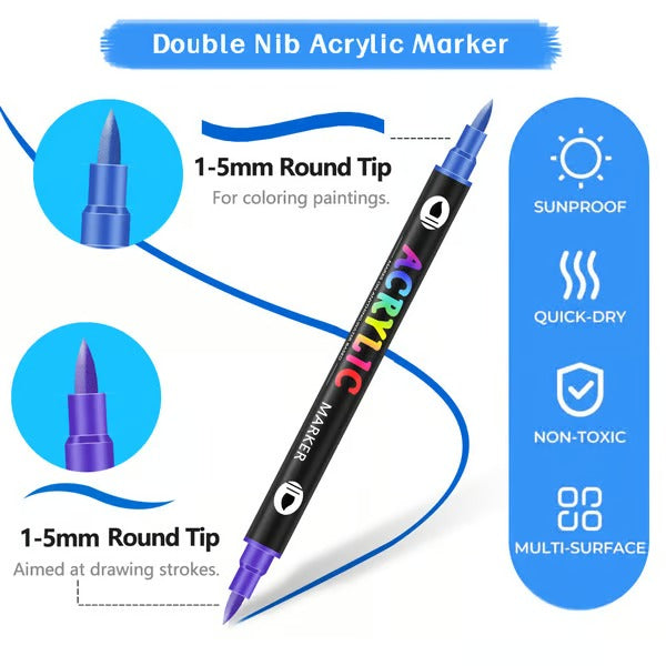 ArtFlex – Dual Tip Acrylic Markers
