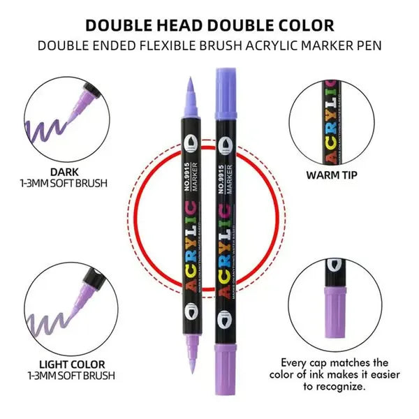 ArtFlex – Dual Tip Acrylic Markers