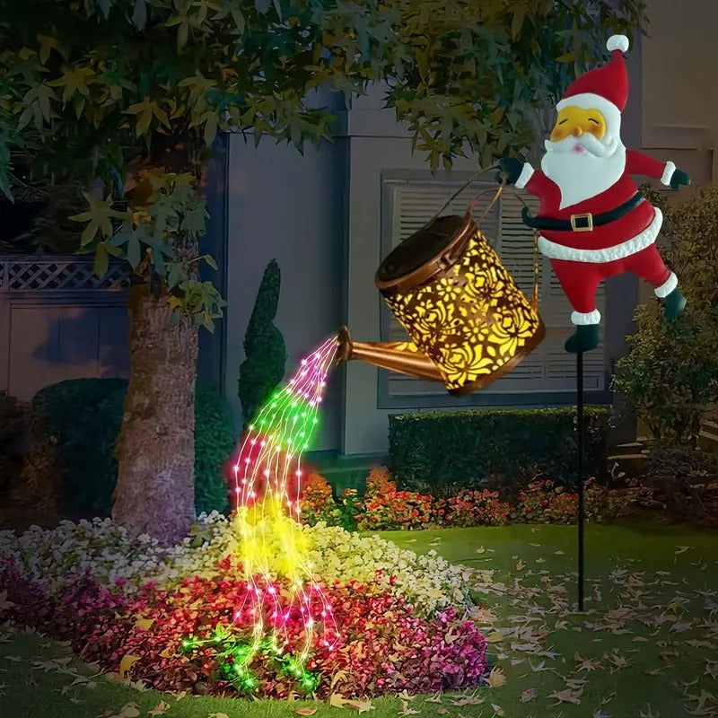 SantaPour™ – Solar-powered watering can light