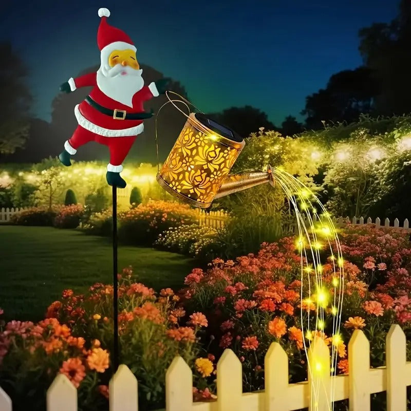 SantaPour™ – Solar-powered watering can light