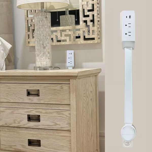PowerNest™ - Flexible rotating power hub with USB and AC outlets