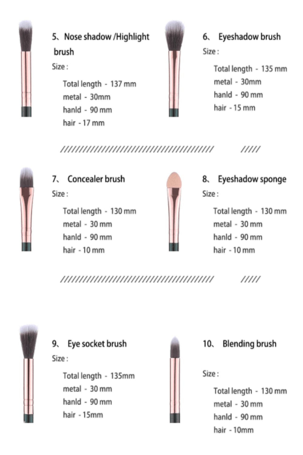 50% OFF | Marblisse™ | Marble Makeup Brush Set