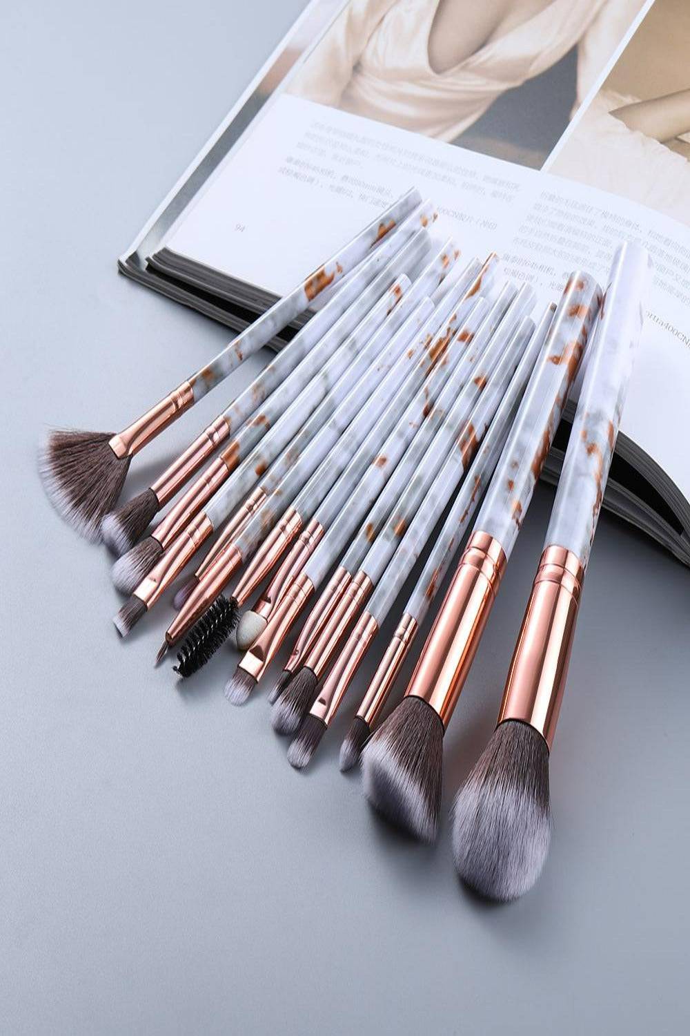 50% OFF | Marblisse™ | Marble Makeup Brush Set
