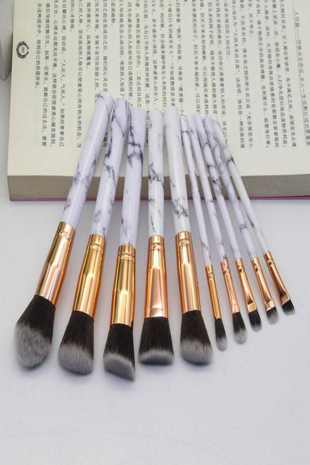 50% OFF | Marblisse™ | Marble Makeup Brush Set