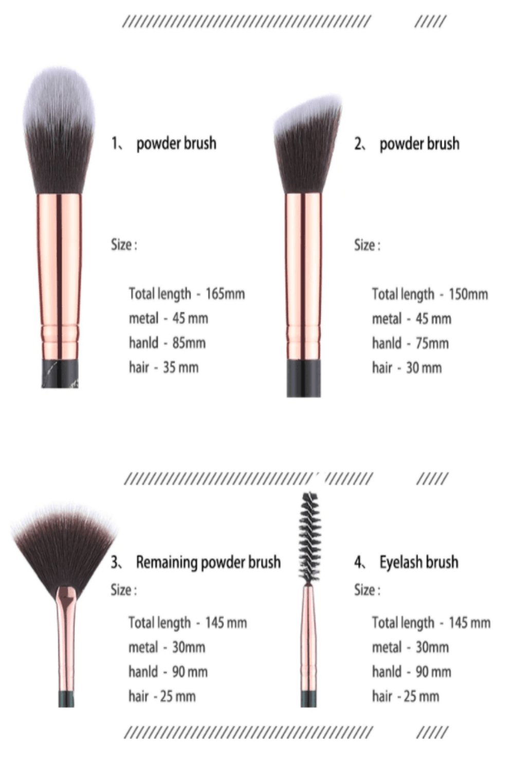 50% OFF | Marblisse™ | Marble Makeup Brush Set