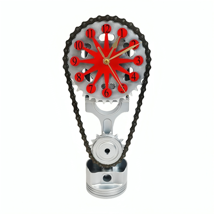 TimeForge™ | Rotating Metal Gear Clock