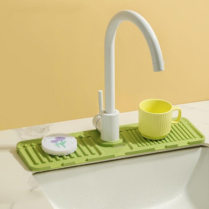 Faucet Splash Guard Draining Tray Mat (1+1 FREE TODAY!)