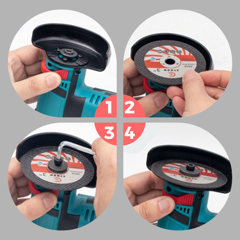 75MM Electric Grinding and Saw Blade Set (7-Piece) – For Versatile Cutting and Grinding Tasks