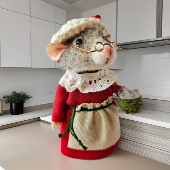 ( 1 + 1 ) FREE | FeltWhisk™ | Artisanal Felt Mouse