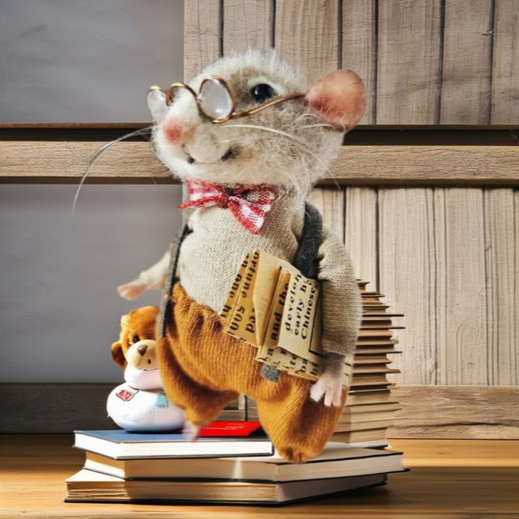 ( 1 + 1 ) FREE | FeltWhisk™ | Artisanal Felt Mouse