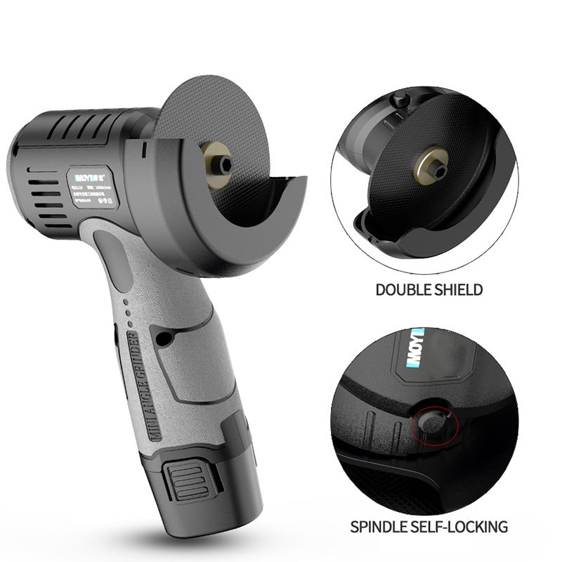 12V Mini Angle Grinder with Cutting Disc – Ideal for Precision Cutting & Grinding